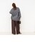 カシミヤファー加工Vネックカーディガン