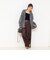 カシミヤファー加工Vネックカーディガン