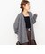 カシミヤファー加工Vネックカーディガン