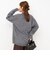 カシミヤファー加工Vネックカーディガン