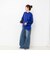 カシミヤファー加工クルーネックプルオーバー ミニストール付き