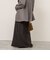 【MAQWEL/マクウェル】サテンロングスカート
