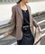 【PR阿部☆別注】《抗ピリング/ストレッチ》ウォッシャブルダブルクロスオーバージャケット