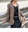 【PR阿部☆別注】《抗ピリング/ストレッチ》ウォッシャブルダブルクロスオーバージャケット