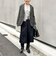 【PR阿部☆別注】《抗ピリング/ストレッチ》ウォッシャブルダブルクロスオーバージャケット