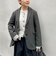【PR阿部☆別注】《抗ピリング/ストレッチ》ウォッシャブルダブルクロスオーバージャケット