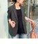【PR阿部☆別注】《抗ピリング/ストレッチ》ウォッシャブルダブルクロスオーバージャケット