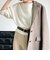 【BECシリーズ】カシミヤ混紡毛ショート丈プルオーバー