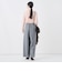 【一部WEB限定サイズ】《抗ピル/防シワ》ウォッシャブルポリウール梳毛タックワイドパンツ