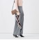 【一部WEB限定サイズ】《抗ピル/防シワ》ウォッシャブルポリウール梳毛タックワイドパンツ