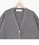 【WEB限定】《手洗い可能》総針ビックVネックカーディガン