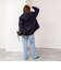 ウォッシャブルダンボールフーディーブルゾン
