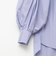 【MARILYN MOON/マリリーンムーン】stripe embroidery tie blouse