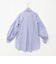 【MARILYN MOON/マリリーンムーン】stripe embroidery tie blouse