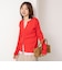 【TORRAZZO DONNA/トラッゾドンナ】Layered V-Neck Top