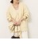 【一部WEB限定カラー】ウール混へアリーVネックカーディガン