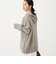 【WEB＆一部店舗限定カラー】《手洗い可能》ヘアリーフーディーカーディガン