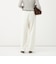 《吸湿発熱/4サイズ展開》ウォッシャブル裏起毛タックワイドパンツ