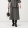 【一部店舗＆WEB限定アイテム】《セットアップ対応》ウォッシャブルウールライクAラインスカート
