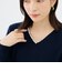 【WEB限定】《手洗い可能》片衿パール総針コクーンワンピース
