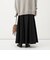 《UVカット、速乾性、接触冷感》ウォッシャブルヴィンテージタフタマチ入りマキシスカート