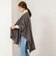 【WALANCE/ワランス】merino wool poncho stole