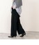 【WEB限定】ウォッシャブルパイルストレートイージーパンツ