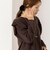 【WEB限定】《手洗い可能》タックドレープスリーブニット