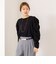 【WEB限定】《手洗い可能》タックドレープスリーブニット