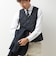 【TAION/タイオン】W-BRESTED SNAP BUTTON DOWN GILET 26AW
