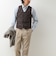 【TAION/タイオン】SINGLE SNAP BUTTON DOWN GILET 26AW