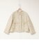【WEB＆一部店舗限定アイテム】シャイニーツイードノーカラーJK