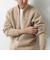 接結モールスタンドジップカーディガン 26AW