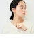 【WEB限定】《手洗い可能》片衿パール総針Vネックプルオーバー