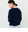 【WEB限定】《手洗い可能》片衿パール総針Vネックプルオーバー