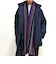 【JAMES CHARLOTTE/ジェームス・シャルロット】501 Warp Knit Multi Stripe Scarf 25cm幅