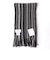 【JAMES CHARLOTTE/ジェームス・シャルロット】501 Warp Knit Multi Stripe Scarf 25cm幅