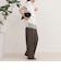 【4サイズ展開/リピーター続出！】とろみツイルストレートイージーパンツ