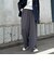 【4サイズ展開/リピーター続出！】とろみツイルストレートイージーパンツ