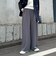 【4サイズ展開/リピーター続出！】とろみツイルストレートイージーパンツ