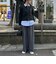 【4サイズ展開/リピーター続出！】とろみツイルストレートイージーパンツ