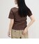 ランダムテレコ5分袖Tシャツ