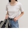 ランダムテレコ5分袖Tシャツ