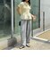 シャーリング半袖シャツ