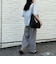 シアーストライプ半袖シャツ