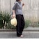 シアーストライプ半袖シャツ