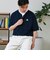【GEVACO/ゲバコ】パイルヘンリーネックＴシャツ