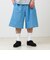 【セットアップ対応】メッシュデニムバギーショーツ