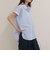 FR刺しゅうフレンチストライプシャツ