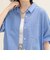 【人気につき半袖Ver.で再登場】汗染み軽減加工COTTON半袖シャツブルゾン